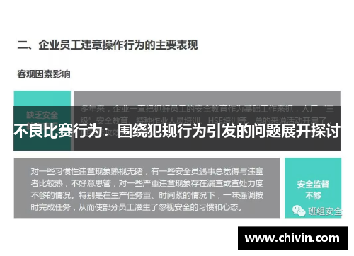 不良比赛行为：围绕犯规行为引发的问题展开探讨